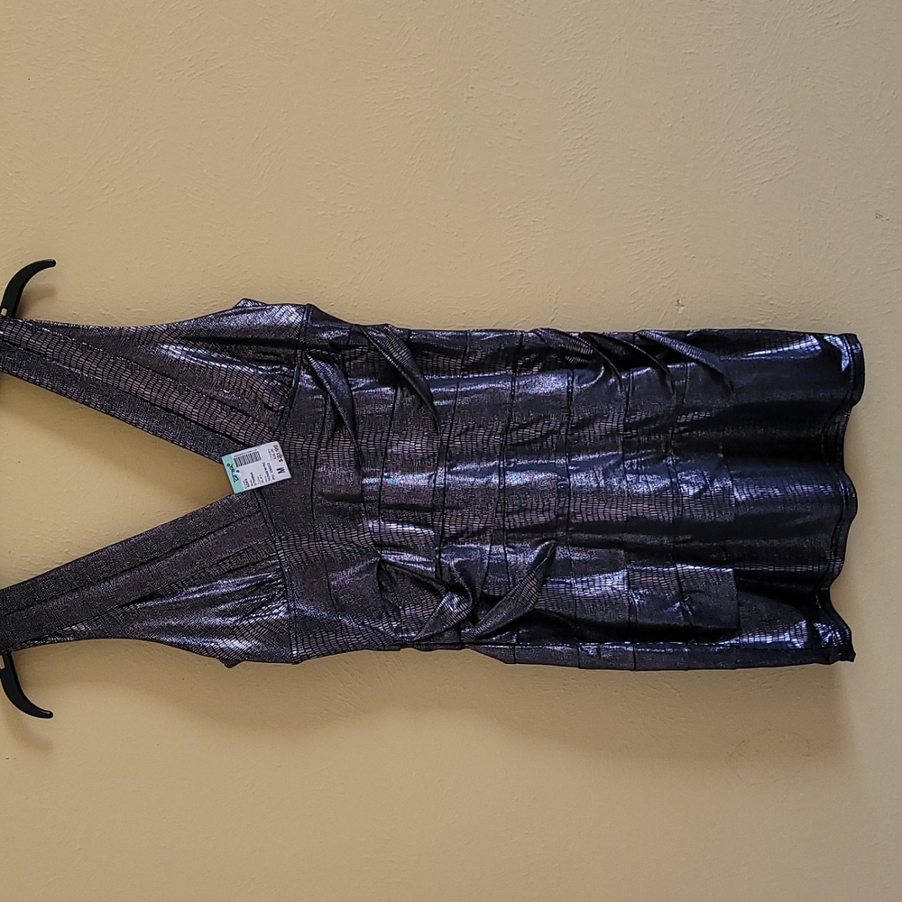 Women's black shimmer dress